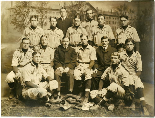 photograph of the 1902 Amherst College baseball team